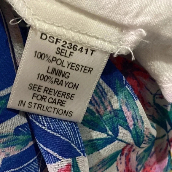 Ark n c. Blue Geometric Floral Sheer Cold Shoulder Maxi Dress - Picture 13 of 14